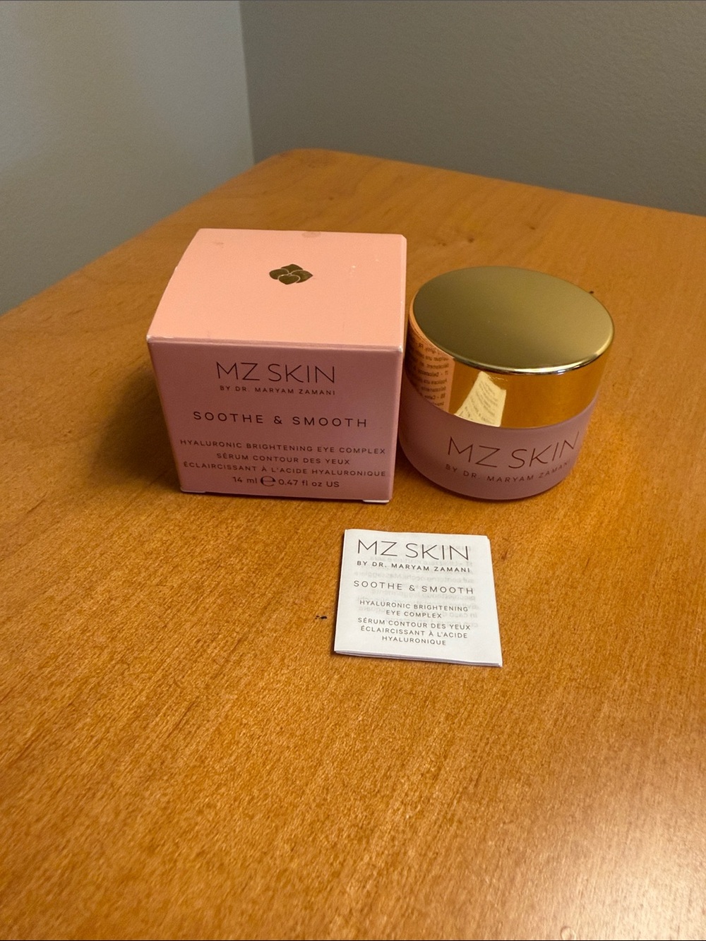 MZ Skin Soothe & Smooth Hyaluronic Brightening Eye Complex 14 m 0.47 fl oz